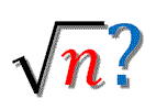 Square root of n